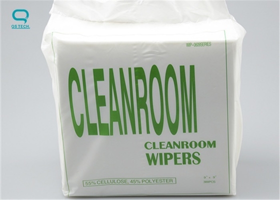 Class 100 Superfine Fiber Cleanroom Wiper 9 Inch 180GSM