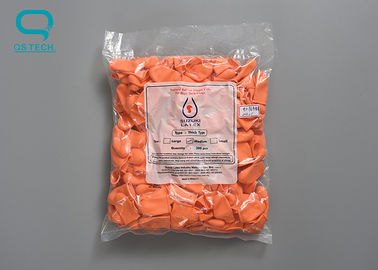 White Finger Condoms For Cuts , Rubber Finger Protectors 70mm Length
