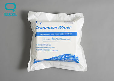 Portable Polyester Clean Room Wipes High Temp Resistance Compact Structure